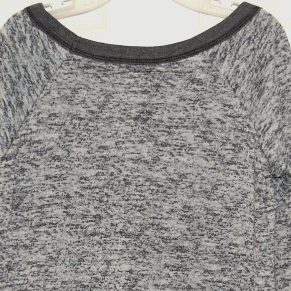 T2Love Girls Size 10, Distress Burnout Banded Sweatshirt, Combed Cotton Blend - Picture 5 of 6